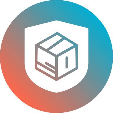 kutu simgesi vektör illüstrasyonu