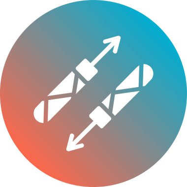 Bir düzlem simgesinin vektör çizimi