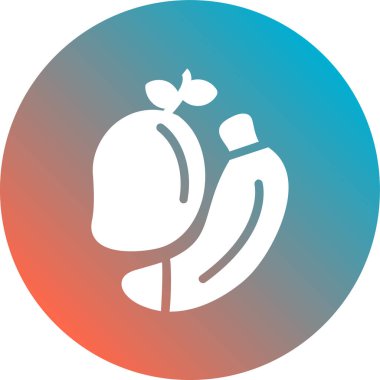 Gıda simgesinin vektör illüstrasyonu