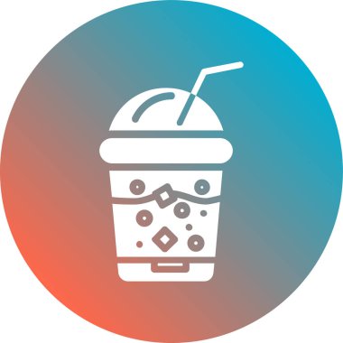 dondurma düz vektör simgesi