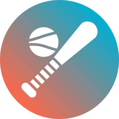 beysbol ikonu vektör illüstrasyonu