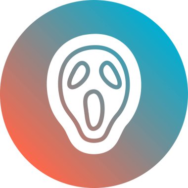 Maske. Web simgesi basit tasarım