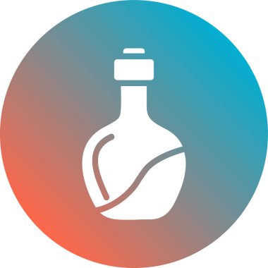 Şişe simgesinin vektör illüstrasyonu