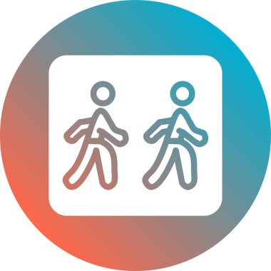 Vektör illüstrasyonu, simge ögesi biçimi