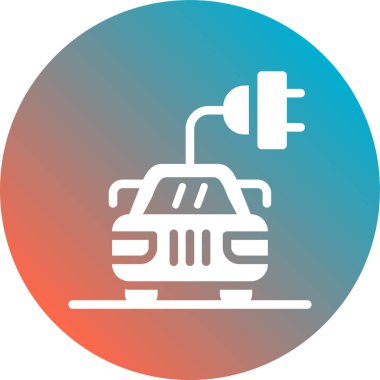 Modern oto tamir simgesinin vektör illüstrasyonu