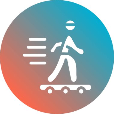 Kaykaylı bir adam. Resim simgesi