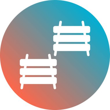 Tek bir simgenin vektör illüstrasyonu