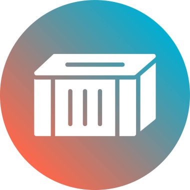 Depolama kutularının vektör simgesi