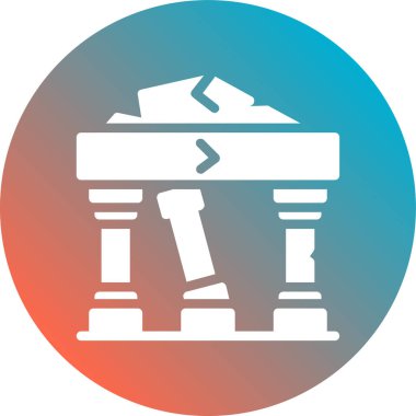 sütun simgesi çizimi