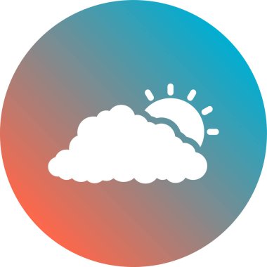 bulut simgesi, vektör illüstrasyonu