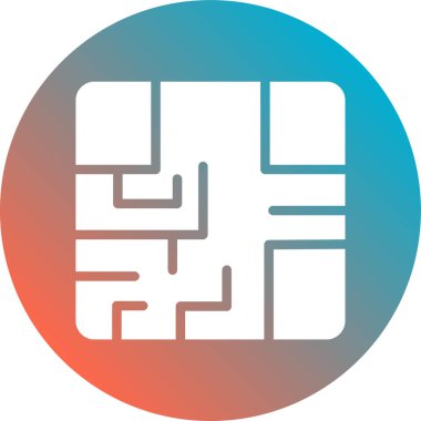 seo modern simgesinin vektör illüstrasyonu