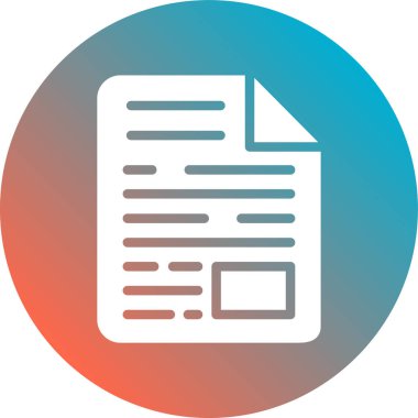 Dosya Glyph Gradyan Çemberi simgesi