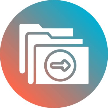 Modern simgenin vektör illüstrasyonu