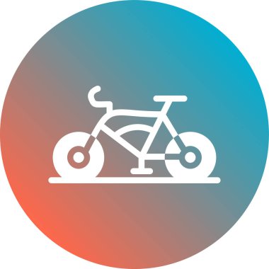 bisiklet ikonu vektör illüstrasyonu