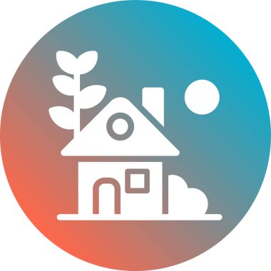 ağaç simgesi vektör illüstrasyonu