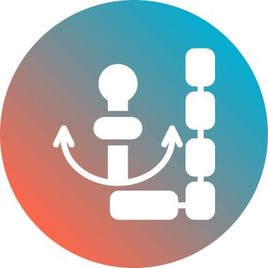 iş konsepti ikon vektör illüstrasyonu
