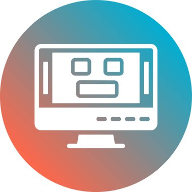 seo modern simgesinin vektör illüstrasyonu