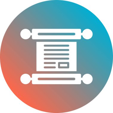 Belge simgesinin vektör illüstrasyonu