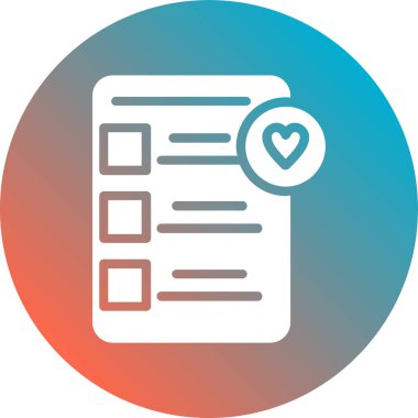 Belge modern simgesinin vektör illüstrasyonu