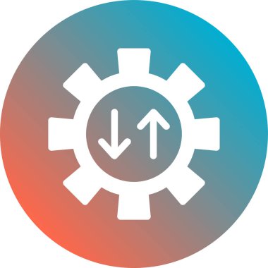 Lean Innovation Glyph Gradyan Çemberi