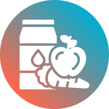 yiyecek ikonu vektör illüstrasyonu