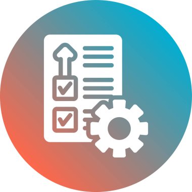 Belge. Web simgesi basit illüstrasyon