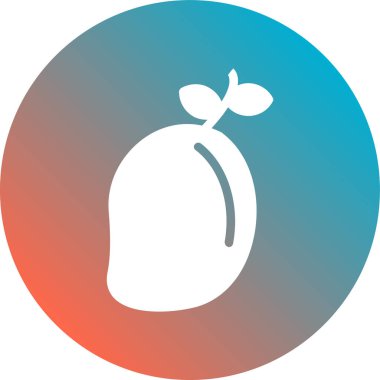 Modern bitki simgesinin vektör illüstrasyonu