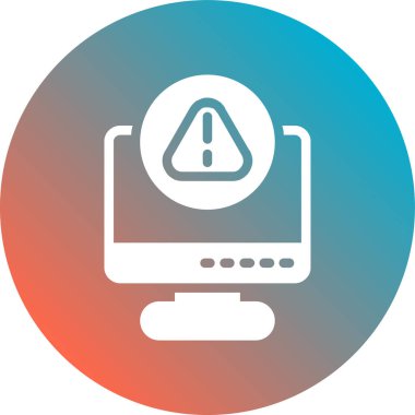 vektör lcd simgesi illüstrasyonu