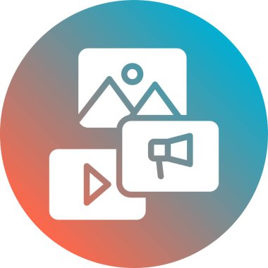 Seo simgesinin vektör illüstrasyonu