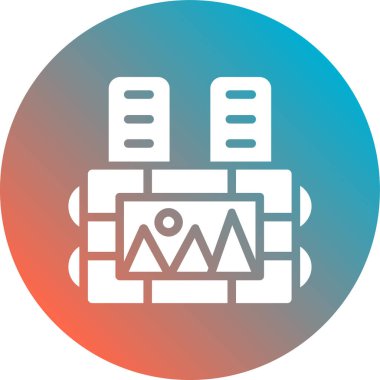 Seo simgesinin vektör illüstrasyonu