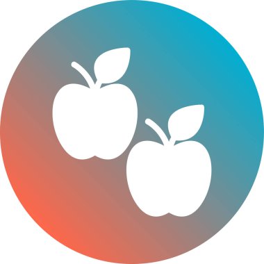 meyve simgesi soyut bir grupta izole edildi