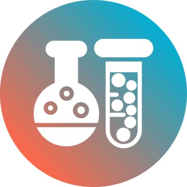 Kimya matarası vektör simgesi