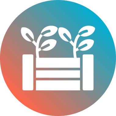 bitki simgesi vektör illüstrasyonu