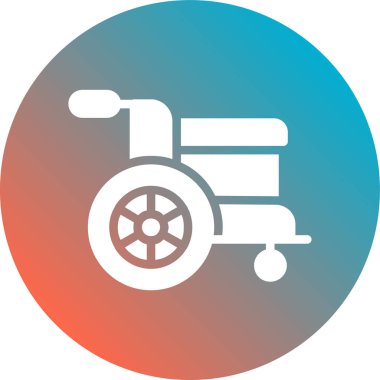 El arabası simgesi, vektör illüstrasyonu