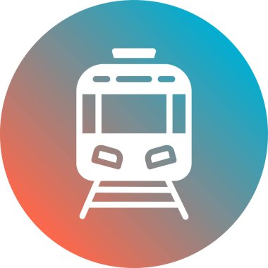 metro vektör dairesi simgesi