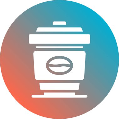 kahve fincanı vektör simgesi