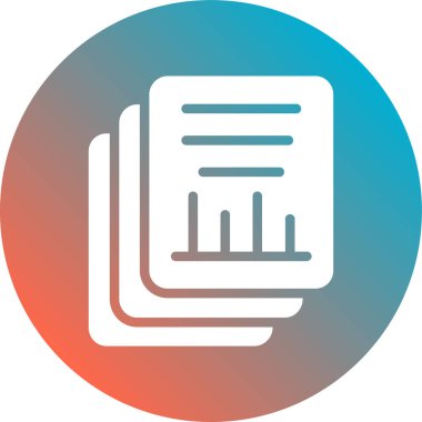 belge simgesi vektör illüstrasyonu