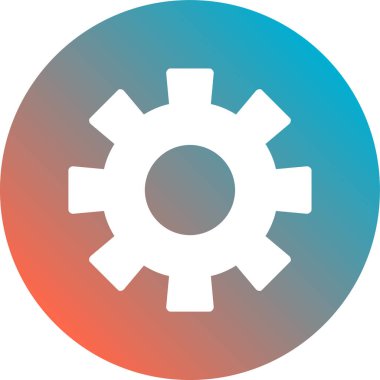 Teçhizat Web simgesi basit illüstrasyon