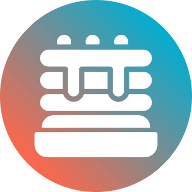 Gıda simgesinin vektör illüstrasyonu