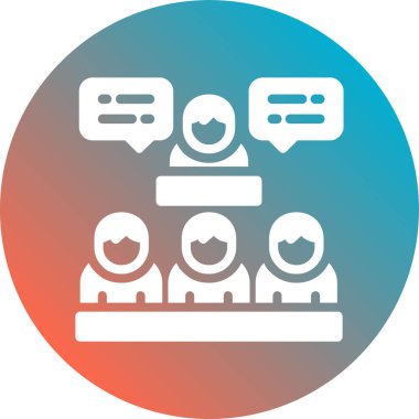 İş ve finans simgesinin vektör illüstrasyonu