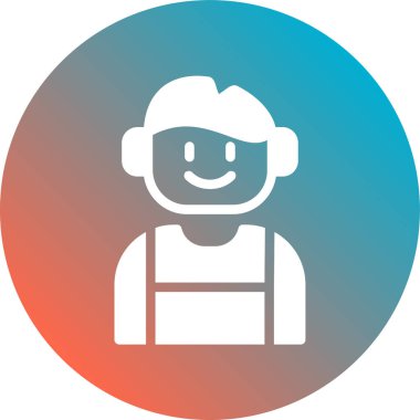 man simgesi vektör illüstrasyonu