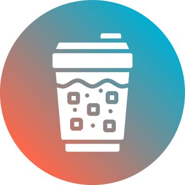 kahve ikonu vektör illüstrasyonu