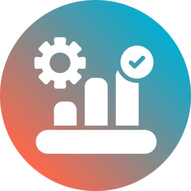 İş simgesi finans kavramının vektör illüstrasyonu