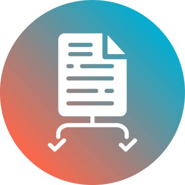 dosya belgesi izole edilmiş simge