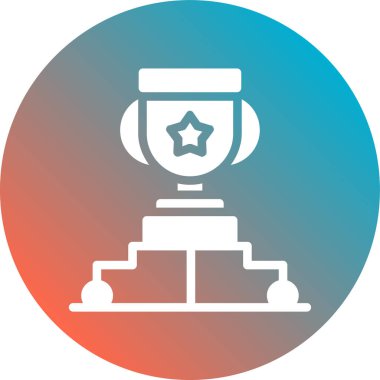 Kupa kabı vektör simgesi. resimleme