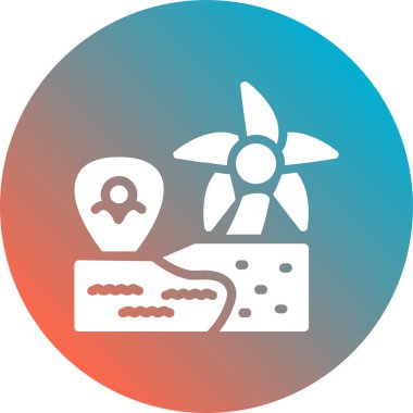 Seo simgesinin vektör illüstrasyonu