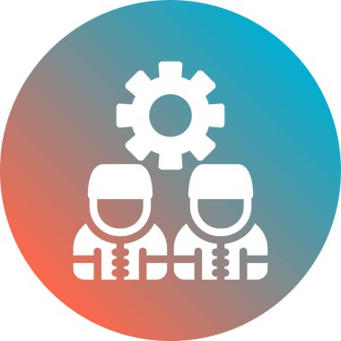 Modern b 'nin vektör illüstrasyonu simge dişlisinden yoksun