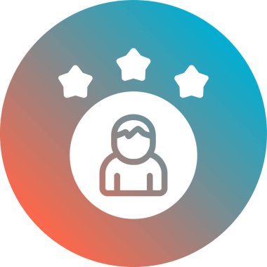 İnsan simgesinin vektör illüstrasyonu