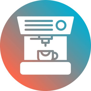 Moda tarzında izole edilmiş kahve simgesi