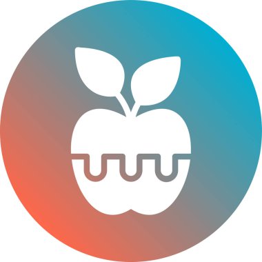 Gıda simgesinin vektör illüstrasyonu